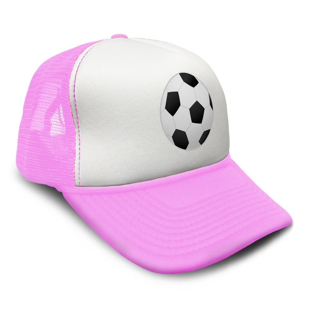 Trucker Hat Soccer Ball C Sports Soccer Snapback Baseball Cap for Men & Women - Picture 22 of 25